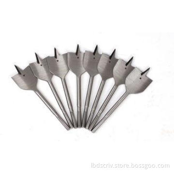 Tin - Coated 38mm Round Shank Flat Wood Drill Bit For Wood